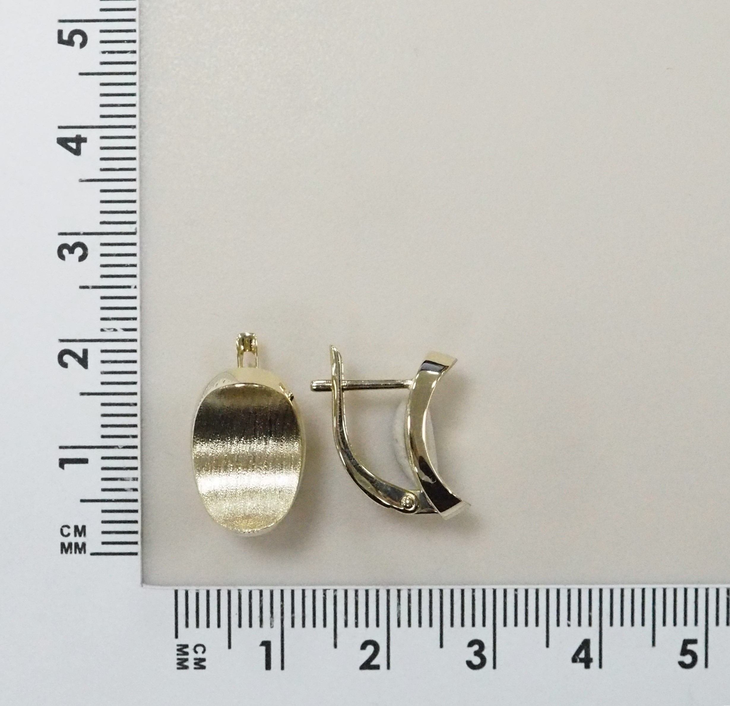 Серьги из желтого золота